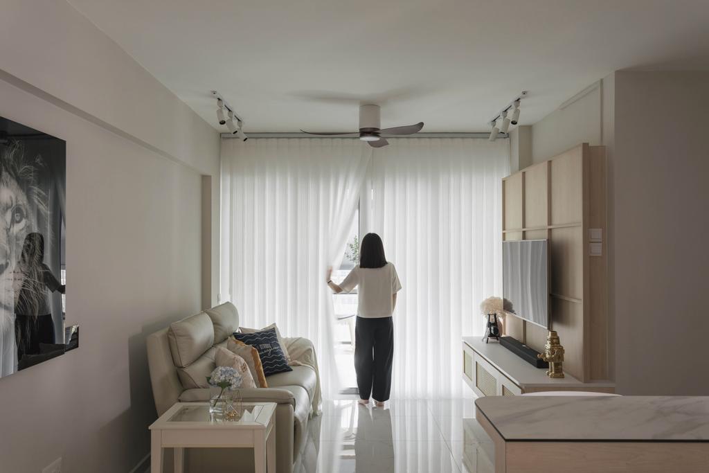 Contemporary, HDB, Living Room, Tampines Central 8, Interior Designer, ChengYi Interior Design, Scandinavian