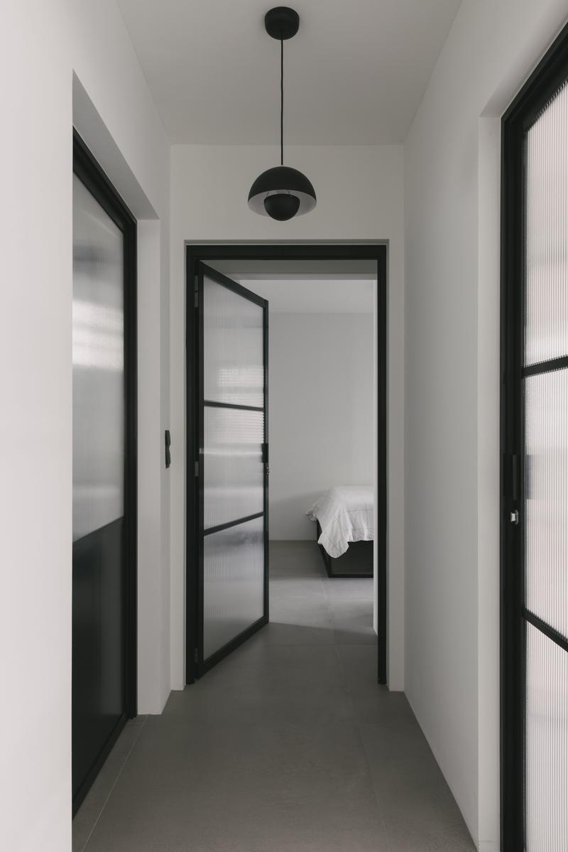 Bidadari 4-room BTO flat renovation black and white