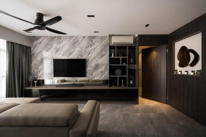 Woodlands resale HDB flat living room
