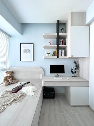 Livia, Posh Home, Modern, Contemporary, Bedroom, Condo, Indented Shelves, Platform