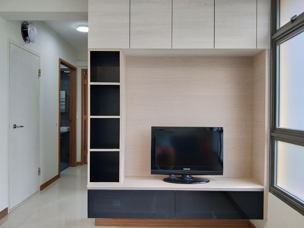Contemporary, HDB, Living Room, Valley Spring @ Yishun, Interior Designer, Length & Breadth