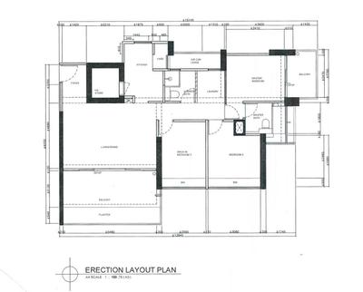 Cityview, Space Atelier, Contemporary, HDB, 5 Room Hdb Floorplan, Dbss, Space Planning, Final Floorplan