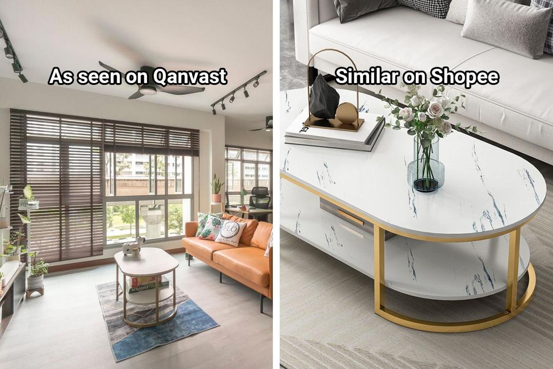 9 Stylish and Affordable Coffee Tables from Shopee Under $150