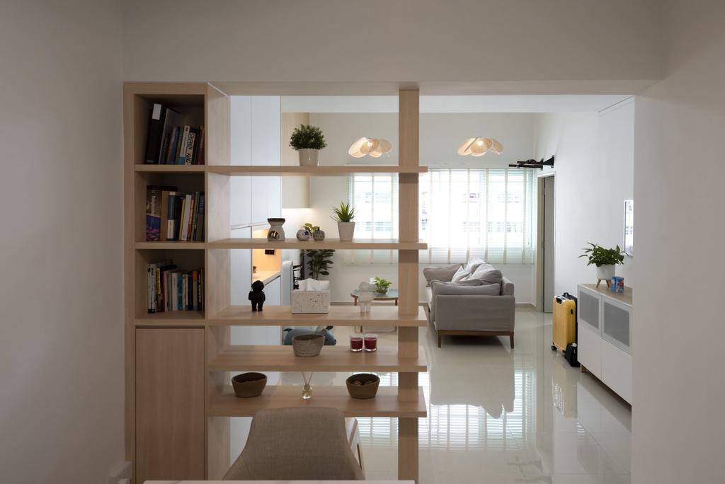 Scandinavian, HDB, Living Room, Choa Chu Kang Central, Interior Designer, Darwin Interior