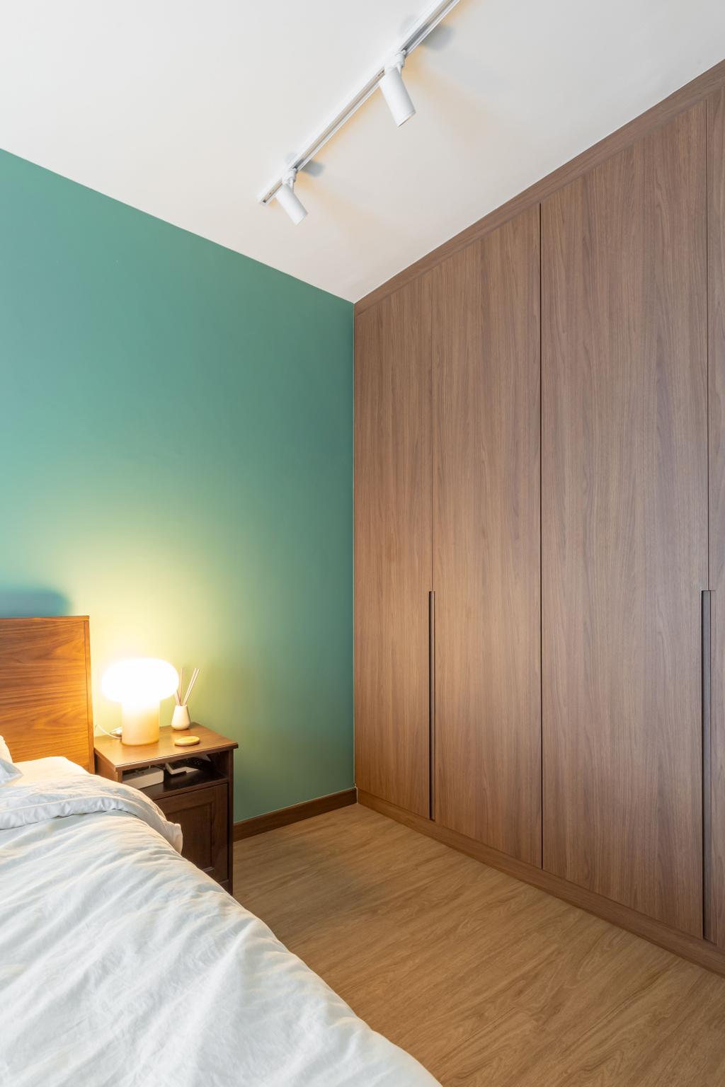 Contemporary, HDB, Bedroom, Fernvale Lane, Interior Designer, Yang's Inspiration Design, Scandinavian