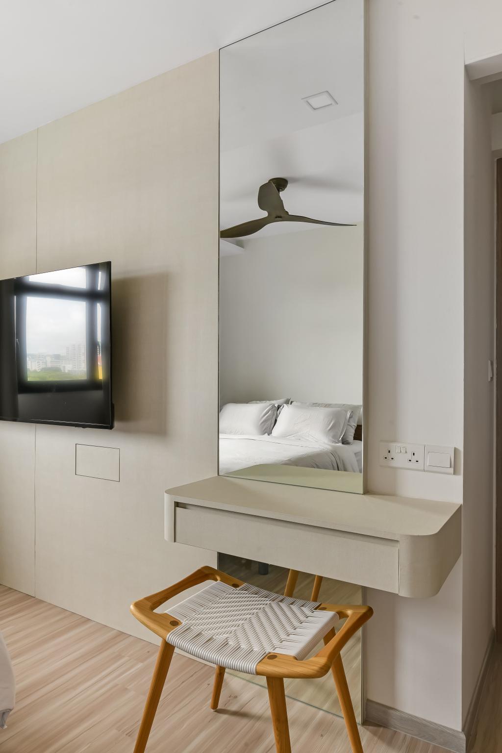 Modern, HDB, Bedroom, Bidadari Park Drive, Interior Designer, AC Vision Design, Scandinavian