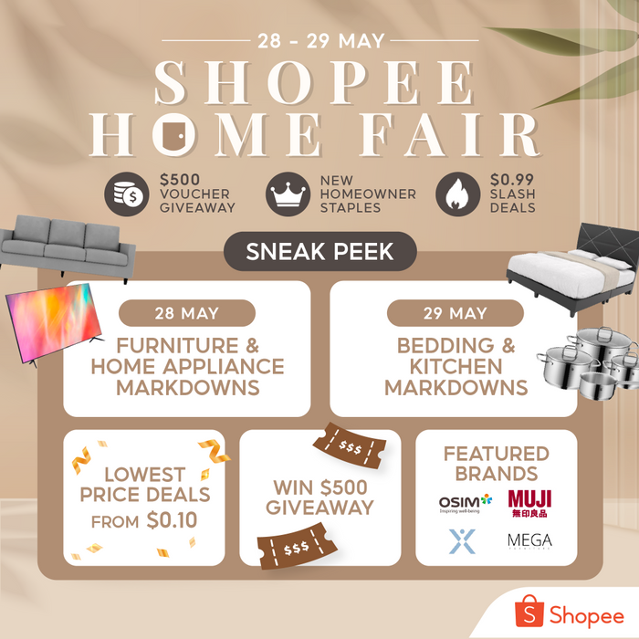 Shopee x Qanvast home fair 2022