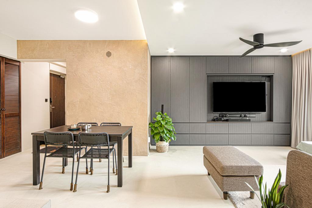 Modern, HDB, Living Room, The Pinnacle @ Duxton, Interior Designer, Apartment, Contemporary