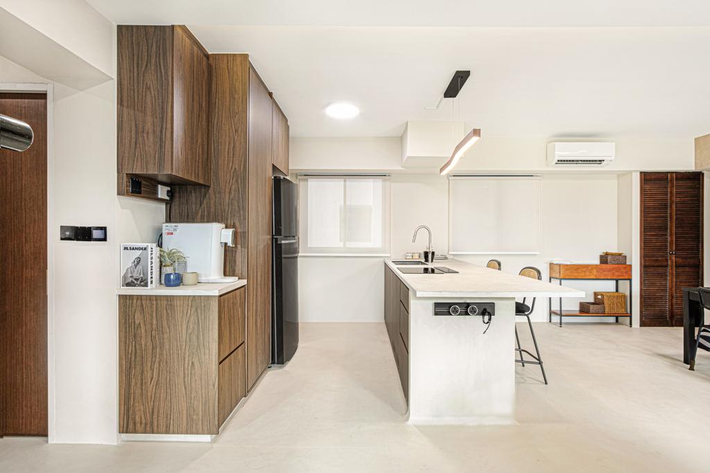 Modern, HDB, Kitchen, The Pinnacle @ Duxton, Interior Designer, Apartment, Contemporary
