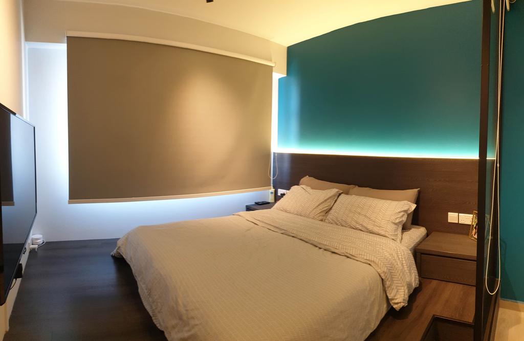 Contemporary, HDB, Bedroom, Blossom @ Yishun, Interior Designer, Homemaker Builder