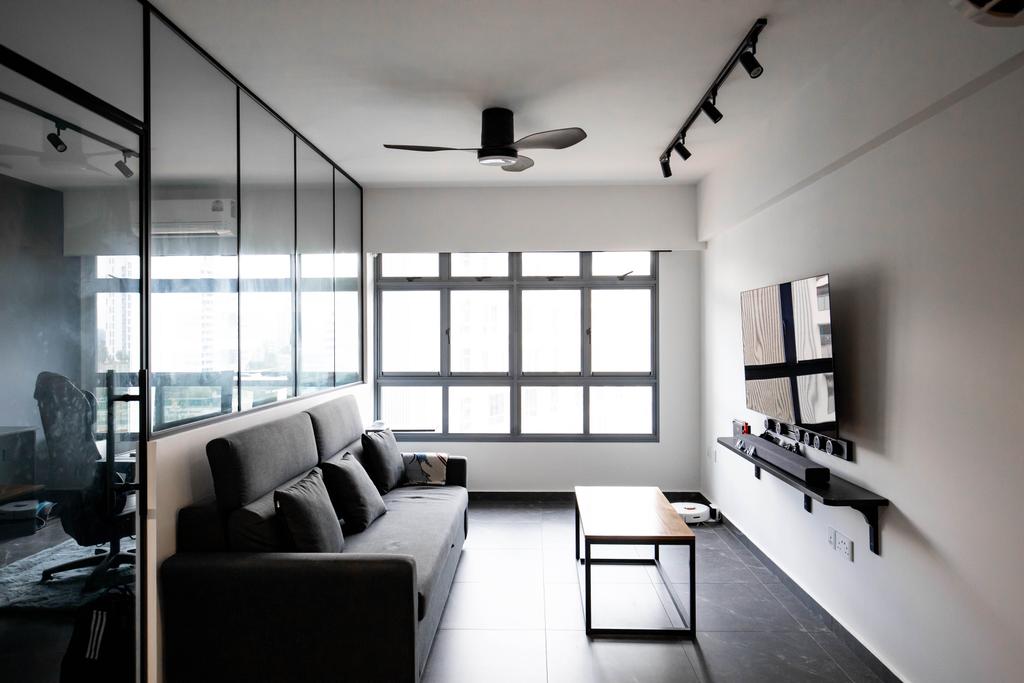 Contemporary, HDB, Living Room, Tampines GreenVerge, Interior Designer, Forefront Interior