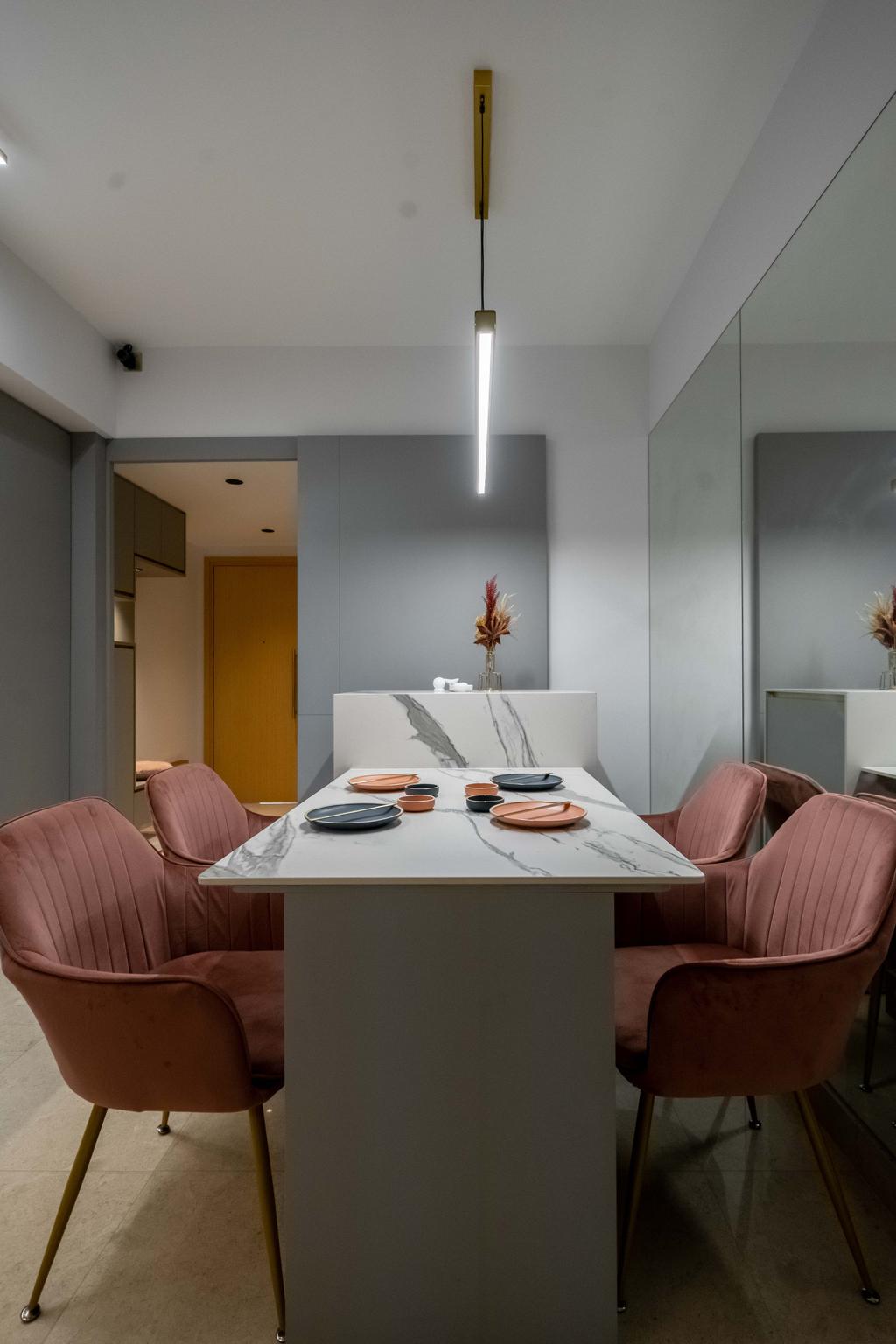 Modern, Condo, Dining Room, Eight Riversuites, Interior Designer, Design 4 Space, Contemporary