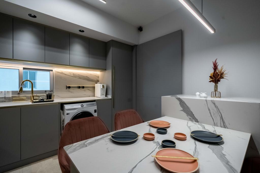Modern, Condo, Dining Room, Eight Riversuites, Interior Designer, Design 4 Space, Contemporary