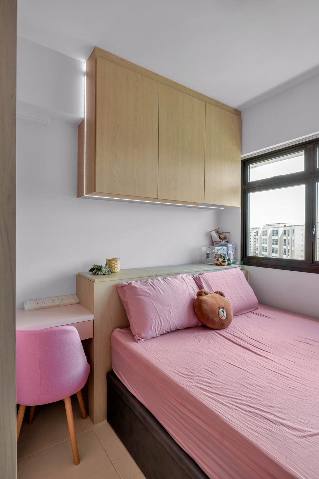 Contemporary, HDB, Bedroom, Jurong East Street 32, Interior Designer, Yang's Inspiration Design