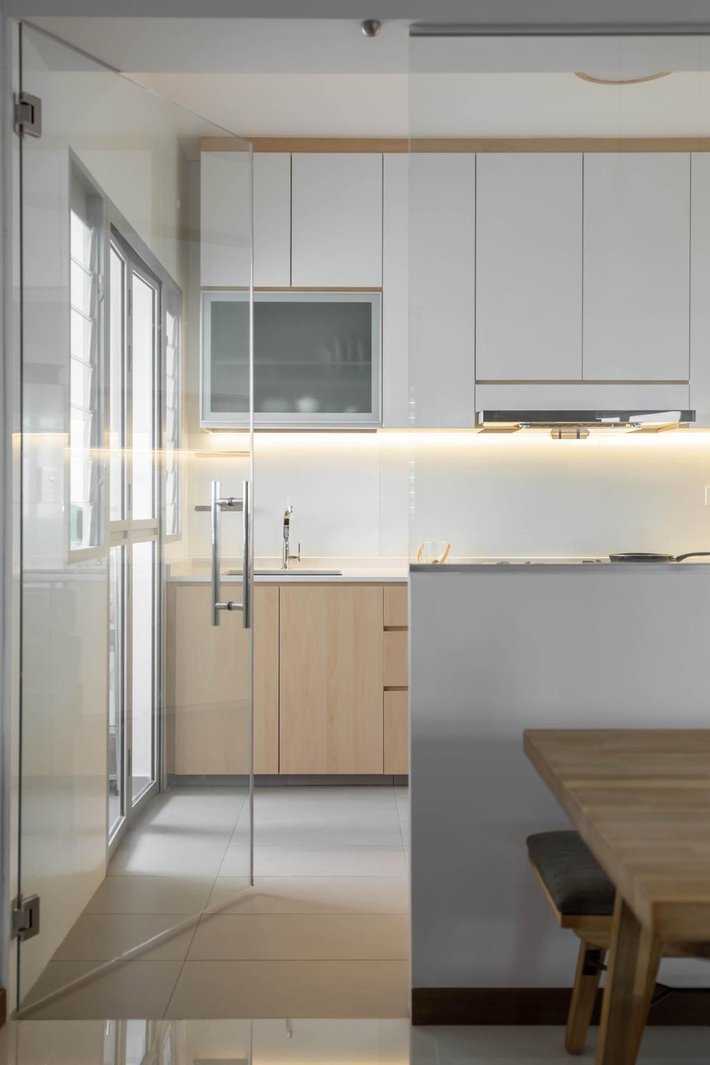Modern, HDB, Kitchen, Yishun Avenue 1, Interior Designer, Yang's Inspiration Design, Scandinavian