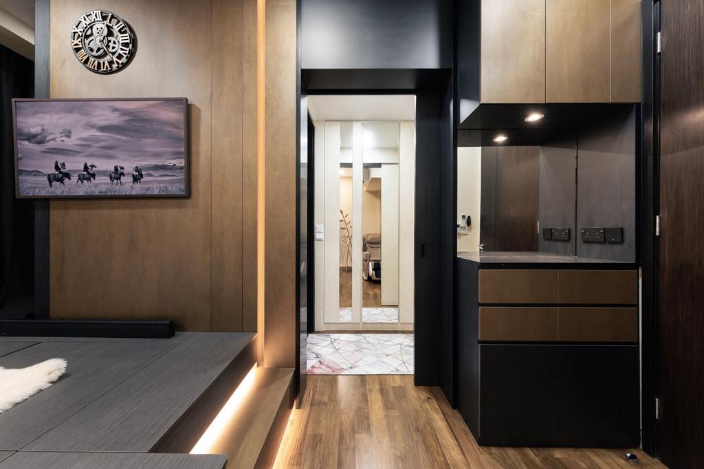 Contemporary, Landed, Bedroom, Paya Lebar Crescent, Interior Designer, U-Home Interior Design