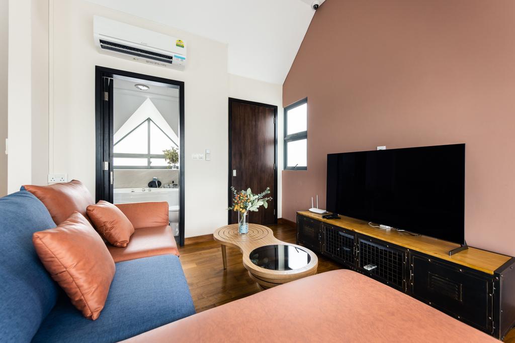 Contemporary, Landed, Living Room, Paya Lebar Crescent, Interior Designer, U-Home Interior Design