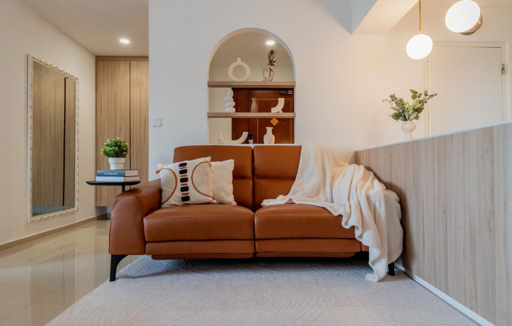 Contemporary, HDB, Living Room, Tanglin Halt, Interior Designer, U-Home Interior Design