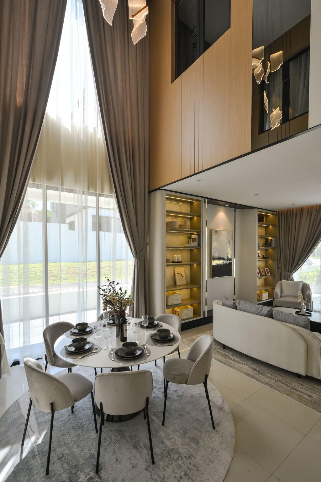 Jade Hills 6B, Selangor, Commercial, Interior Designer, DCO Interior Design Sdn. Bhd., Modern, Contemporary, Dining Room