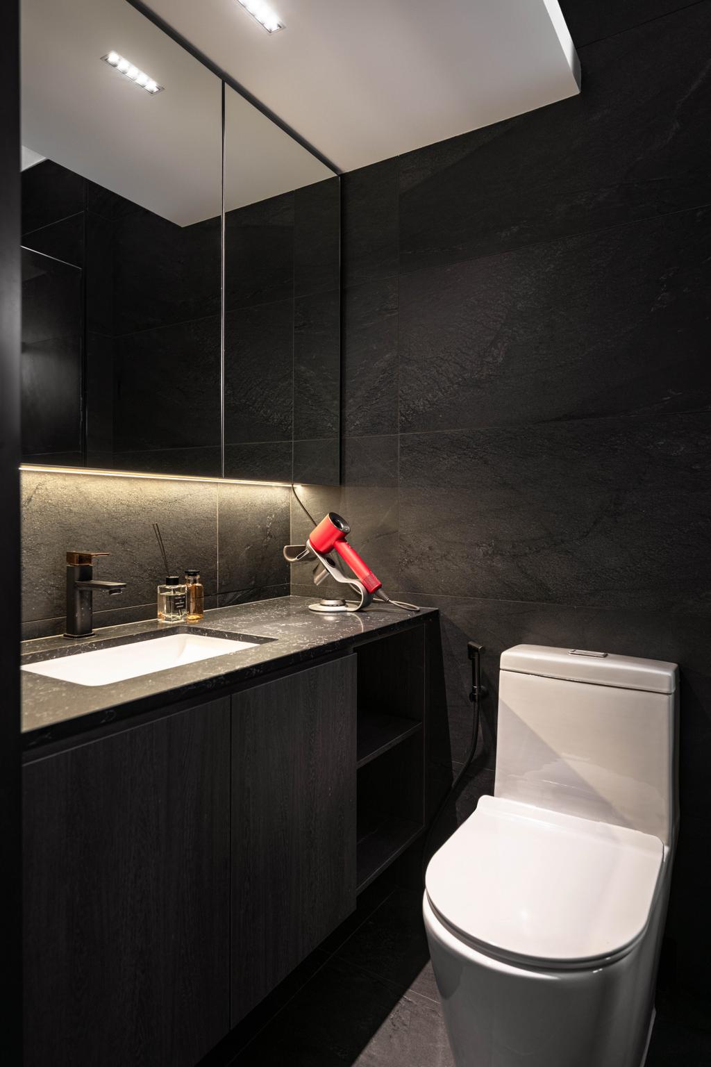 Minimalist, HDB, Bathroom, Ang Mo Kio Avenue 4, Interior Designer, Ovon Design, Contemporary