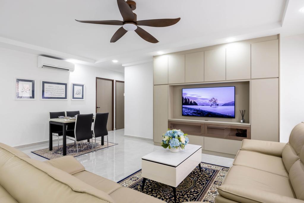 Contemporary, HDB, Living Room, Tampines Street 44, Interior Designer, Ovon Design, Eclectic