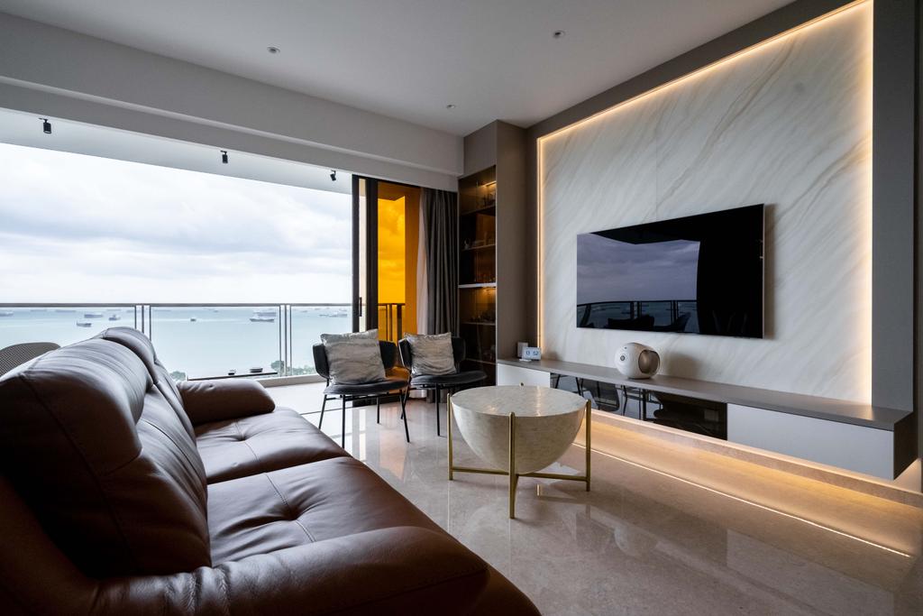 Modern, Condo, Living Room, Seaside Residences, Interior Designer, Design 4 Space