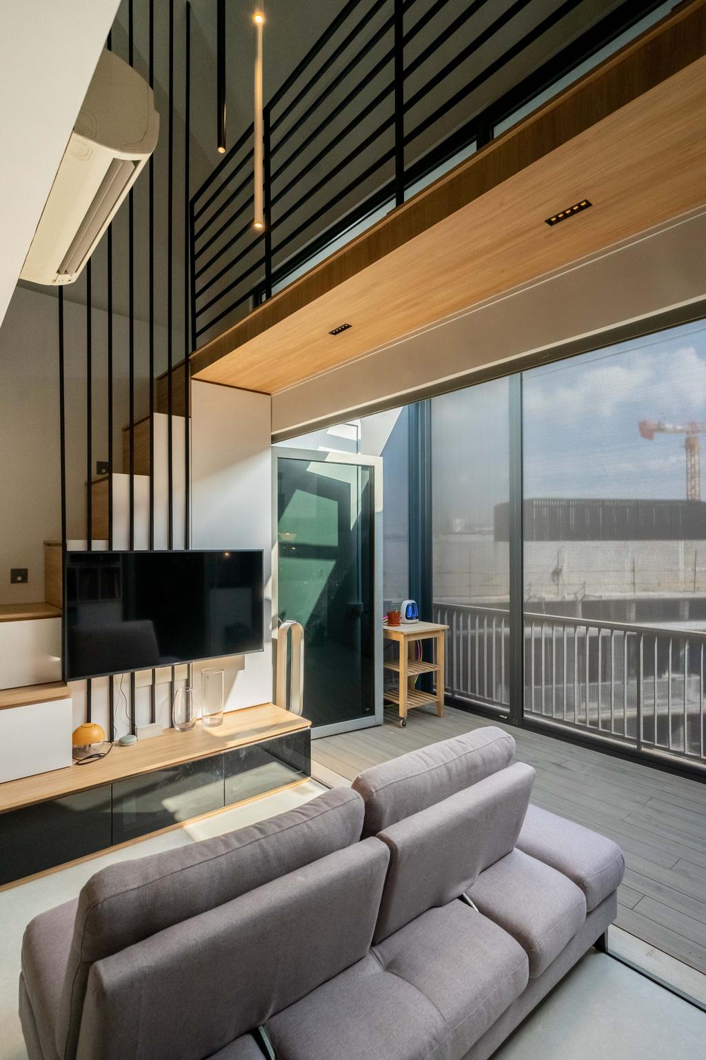 Eclectic, Condo, Living Room, The Creek @ Bukit, Interior Designer, Design 4 Space