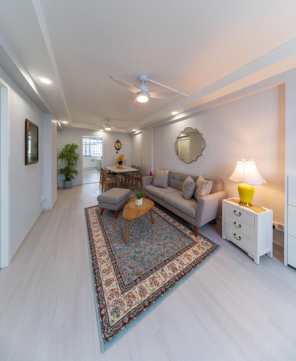 Scandinavian, HDB, Living Room, Tampines Street 41, Interior Designer, HT Designn Build