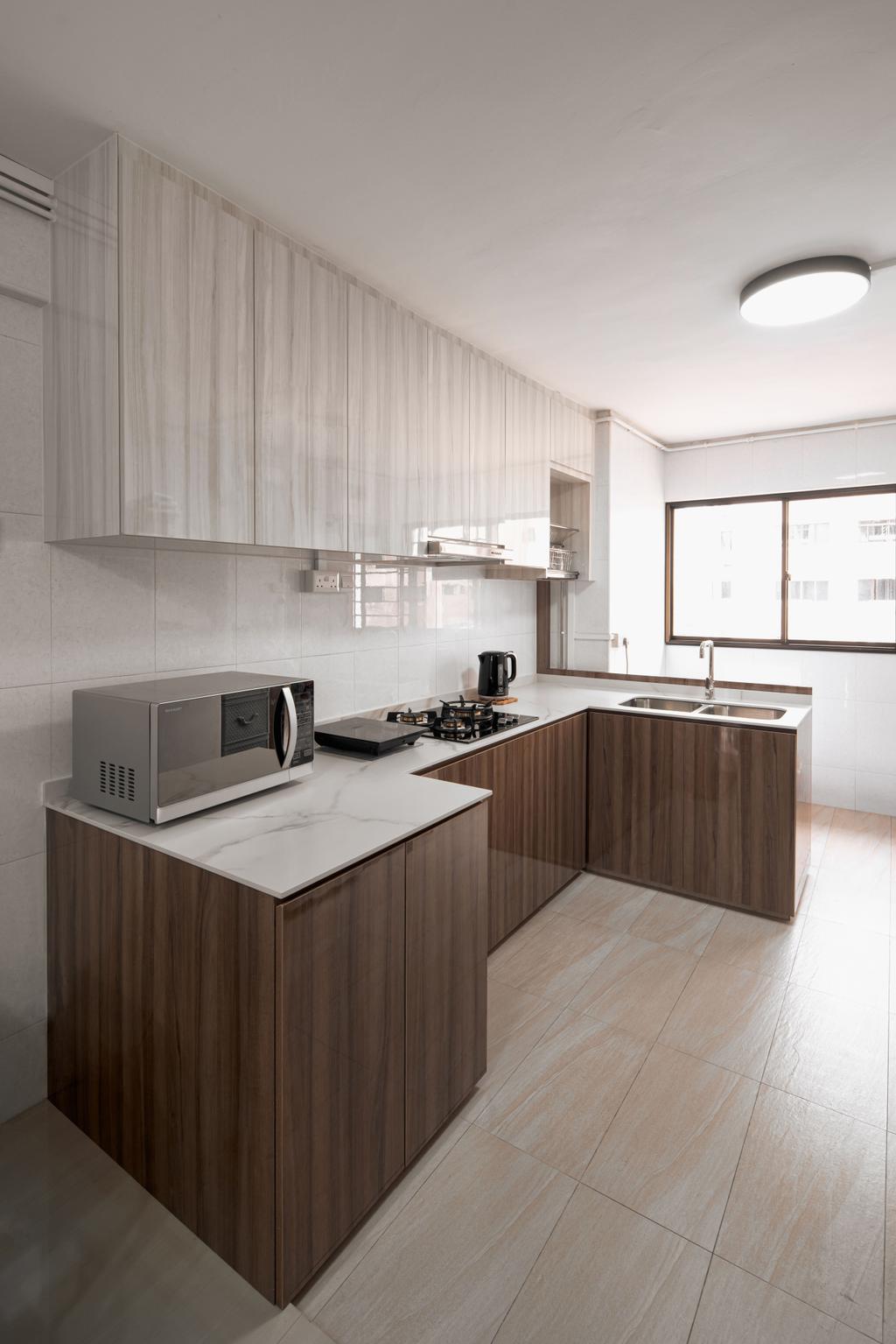HDB, Kitchen, Bedok North Road, Interior Designer, NJ Concept