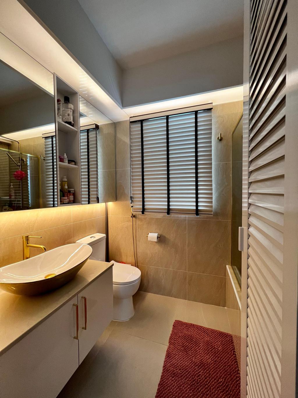 Contemporary, HDB, Bathroom, Keat Hong Close, Interior Designer, Dreamakers