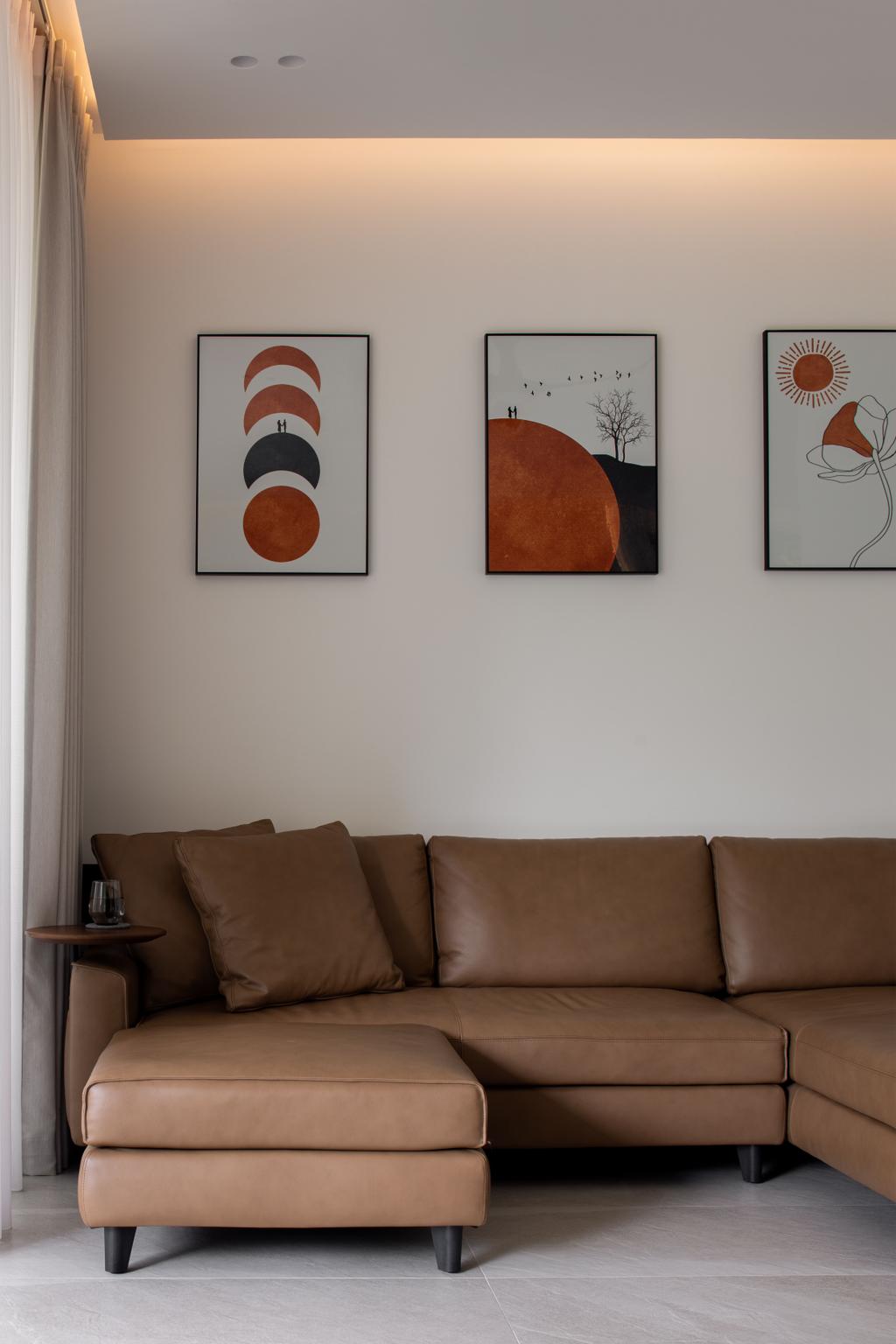 Contemporary, Condo, Living Room, Nim Road, Interior Designer, Fifth Avenue Interior