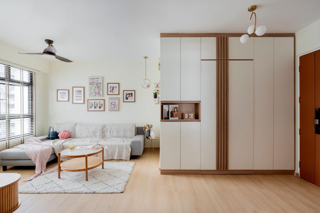 Scandinavian, HDB, Living Room, Alkaff Crescent, Interior Designer, Charlotte's Carpentry