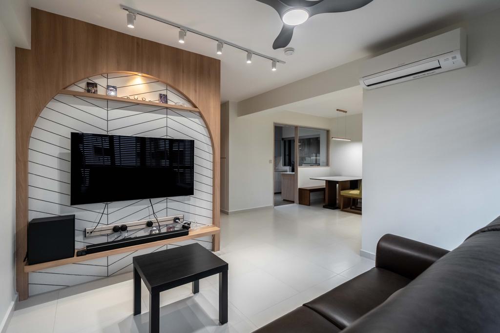 Scandinavian, HDB, Living Room, Alkaff Oasis, Interior Designer, Design 4 Space