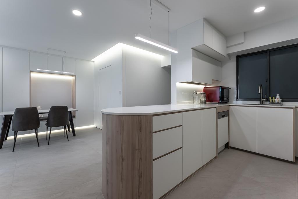 Modern, HDB, Kitchen, 1E Cantonment Road, Interior Designer, Todz’Terior