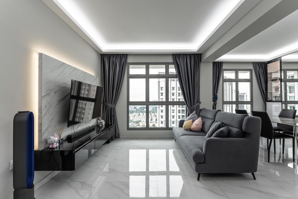 Contemporary, HDB, Living Room, Margaret Drive, Interior Designer, Todz’Terior