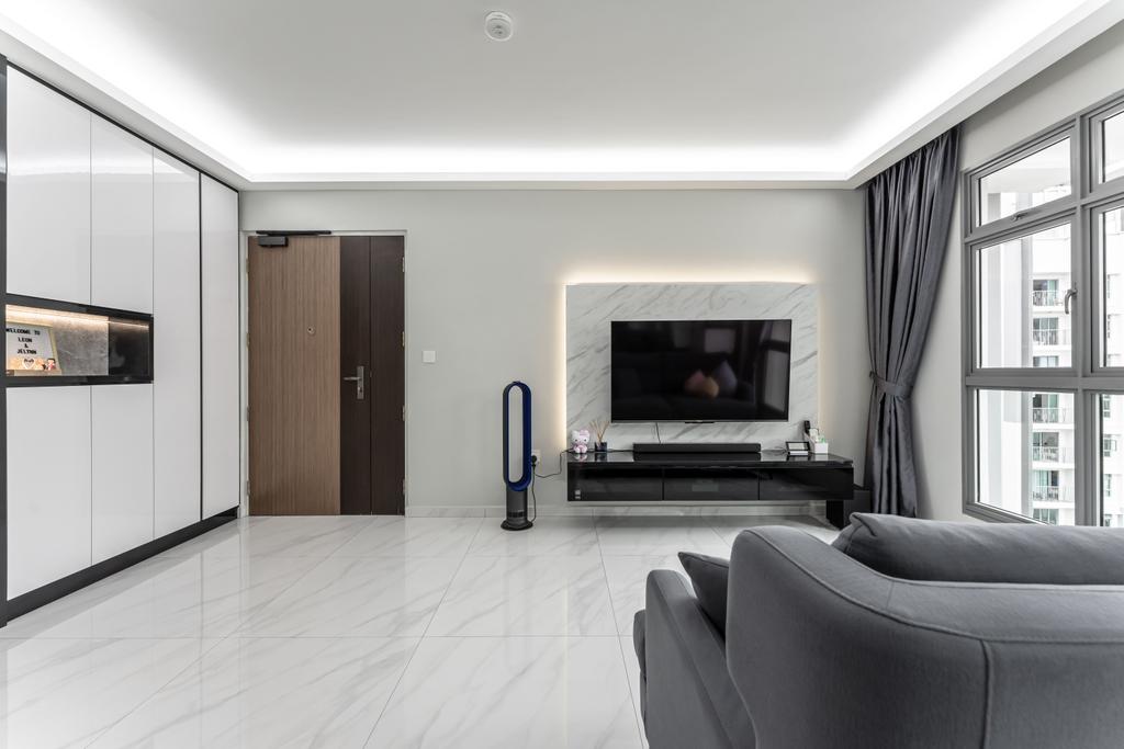 Contemporary, HDB, Living Room, Margaret Drive, Interior Designer, Todz’Terior