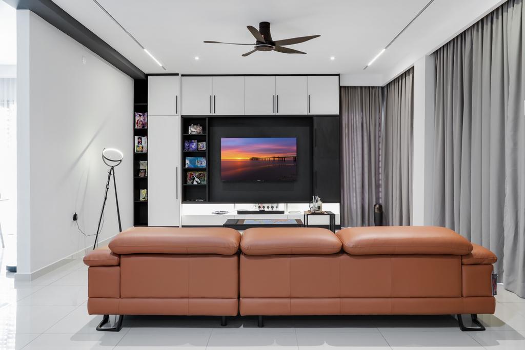 Minimalist, Landed, Living Room, Bukit Setongkol, Pahang, Interior Designer, Klaasmen Sdn. Bhd.