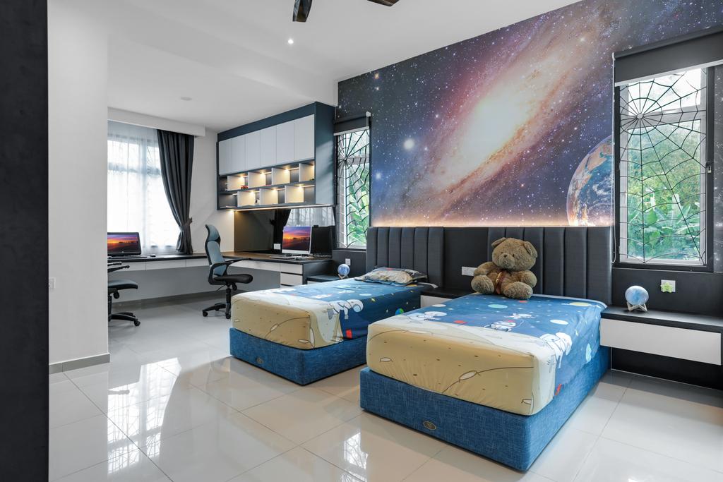 Minimalist, Landed, Bedroom, Bukit Setongkol, Pahang, Interior Designer, Klaasmen Sdn. Bhd.