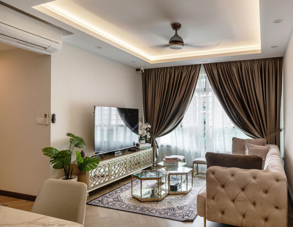Modern, HDB, Living Room, Pasir Ris Street 51, Interior Designer, WHST Design