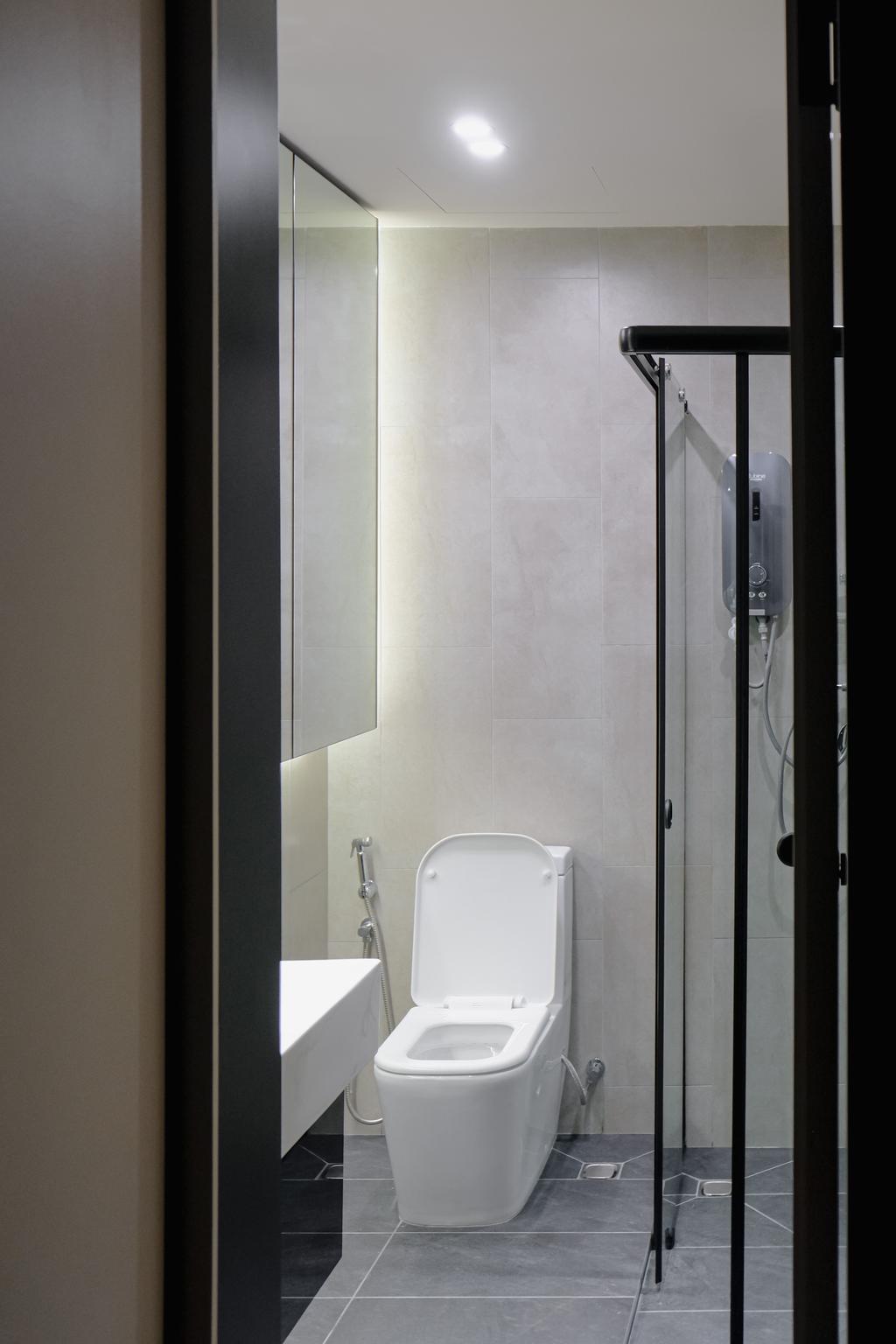 Modern, Condo, Bathroom, East Parc, Kuala Lumpur, Interior Designer, DIM Studio Interior, Contemporary
