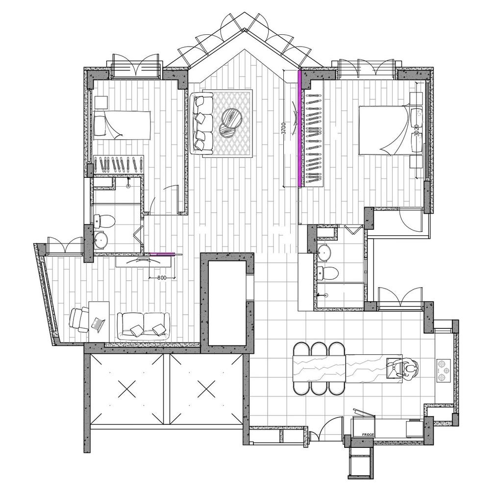 Scandinavian, HDB, Admiralty Link, Interior Designer, MET Interior, 5 Room Hdb Floorplan, 5 Room Apartment, Space Planning, Final Floorplan