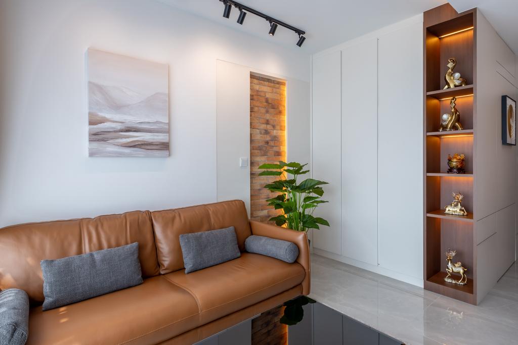Modern, HDB, Living Room, Senja Road, Interior Designer, New Age Interior