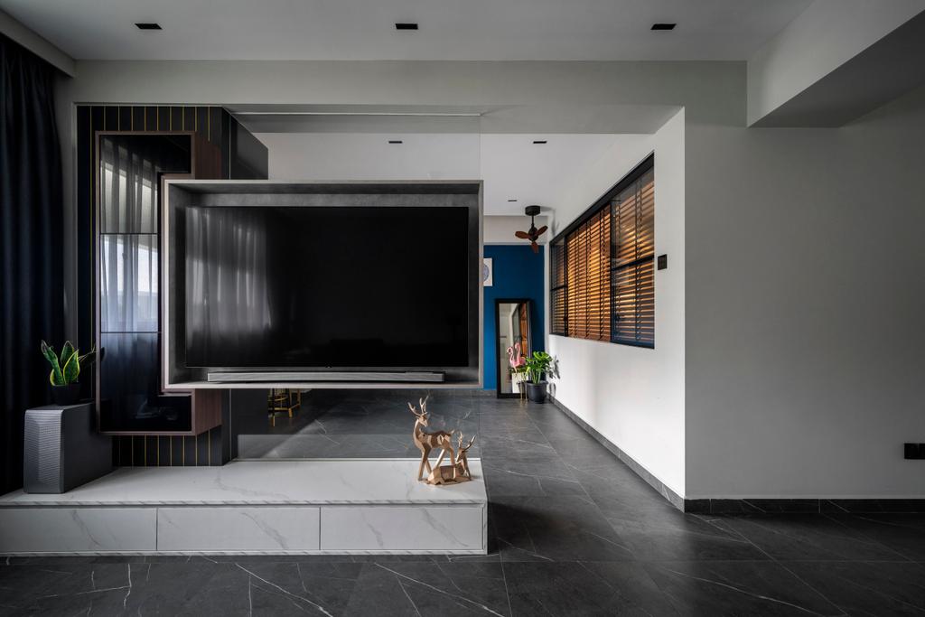 Contemporary, HDB, Living Room, Pasir Ris Street, Interior Designer, The Interior Maison