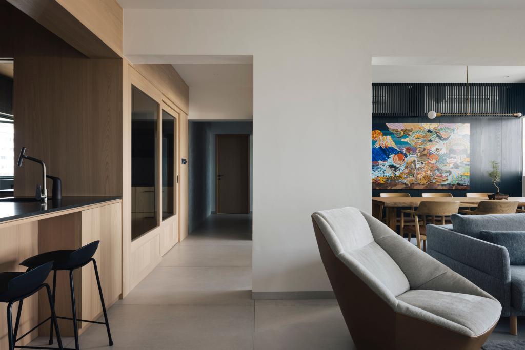 Minimalist, HDB, Living Room, Hougang Avenue 8, Interior Designer, MAD About Design, Scandinavian