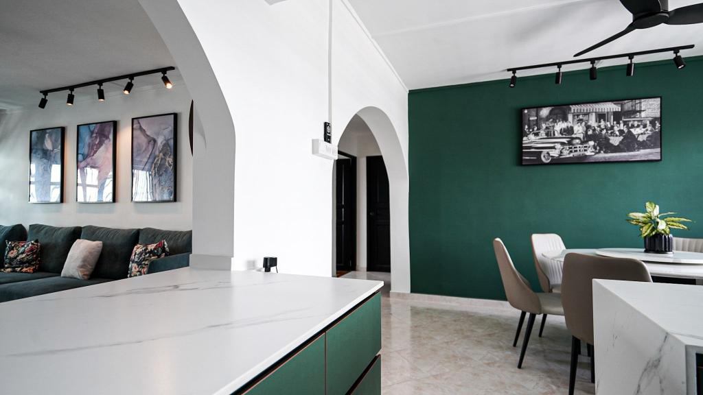 HDB, Dining Room, Eunos Crescent, Interior Designer, Medina Design & Interiors