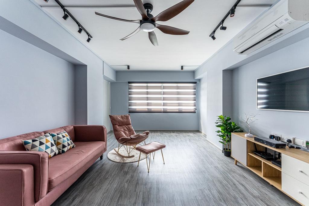 Modern, HDB, Living Room, Pasir Ris Drive 6, Interior Designer, Todz’Terior