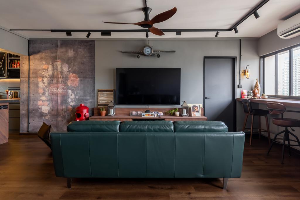 HDB, Living Room, Jalan Rajah, Interior Designer, The Design Practice