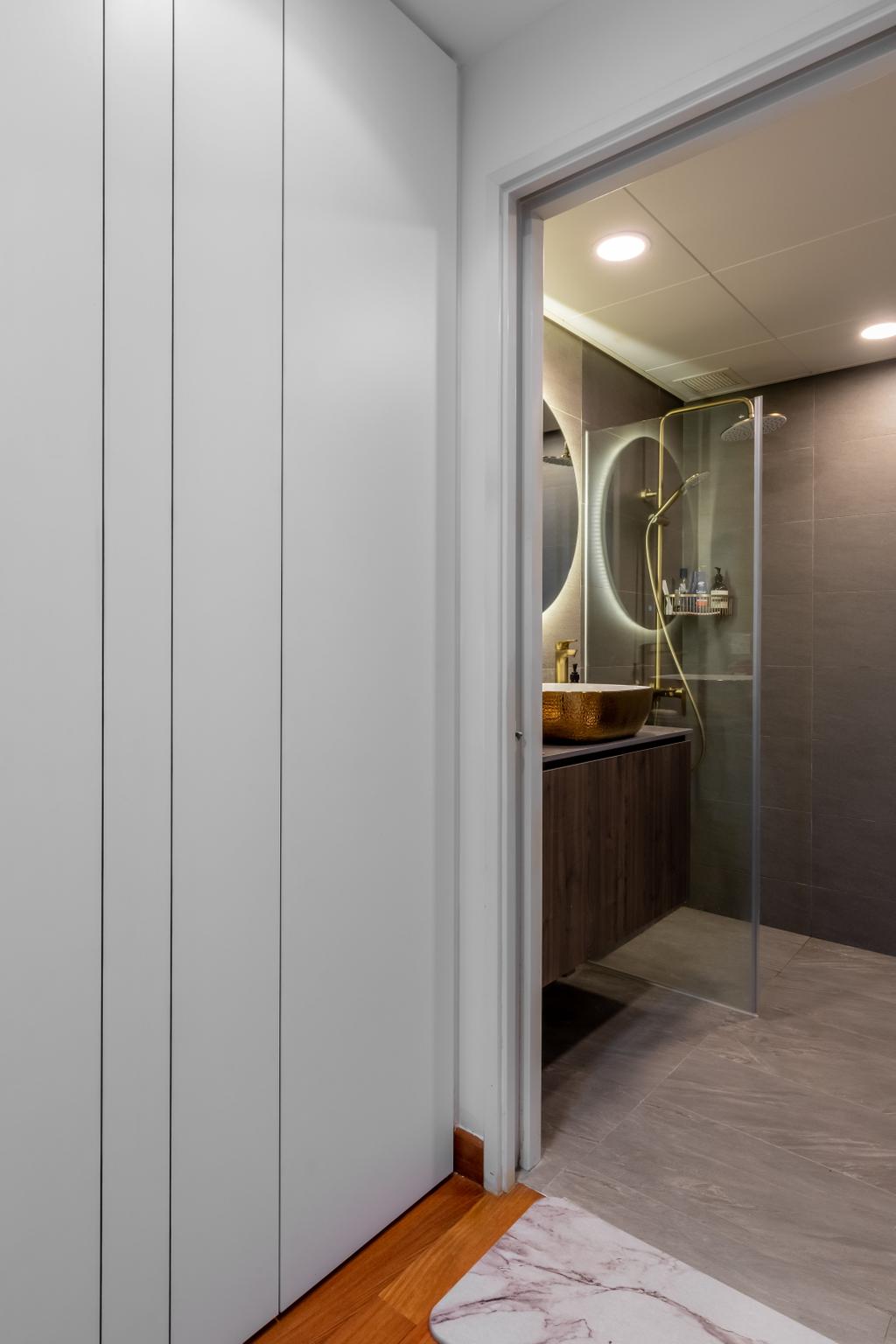 Condo, Bathroom, The Sail @ Marina Bay, Interior Designer, Eight Design