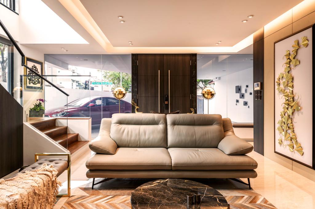 Contemporary, Landed, Living Room, Telok Kurau Road, Interior Designer, erstudio