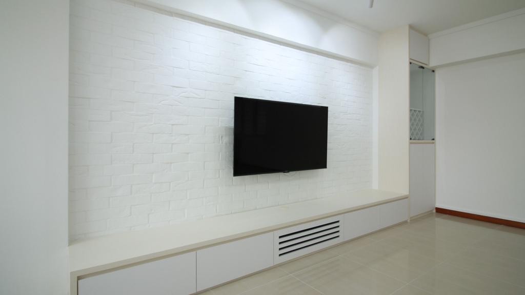 HDB, Living Room, Hougang Street 52, Interior Designer, Our Interior
